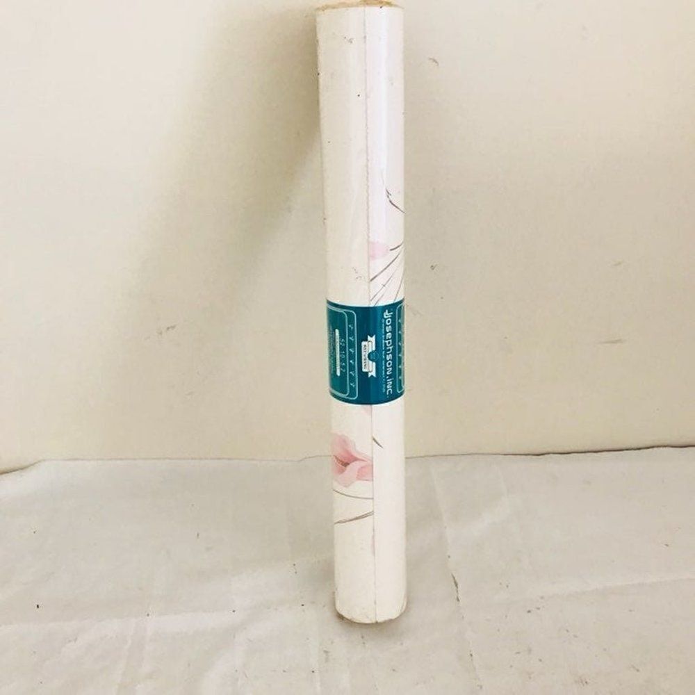 Pink Lily Flower Wallpaper JOSEPHSON Solid Vinyl Wallcovering